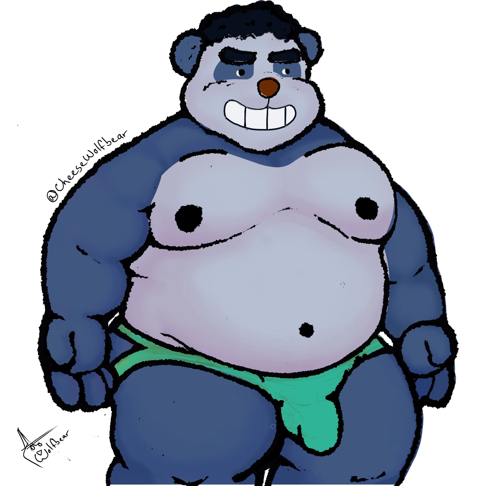 Chubby gay bear